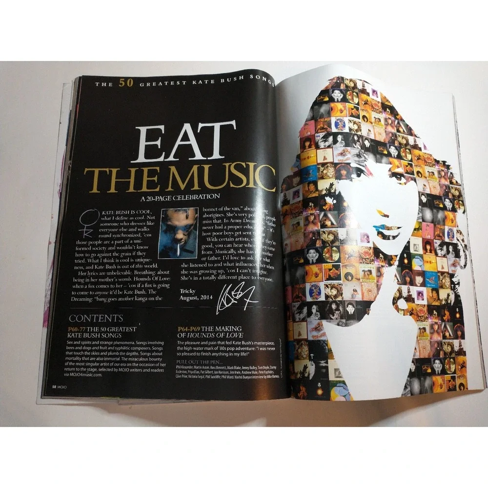 Mojo Magazine October 2014 Kate Bush 50 Greatest Songs The Dreamers CD New